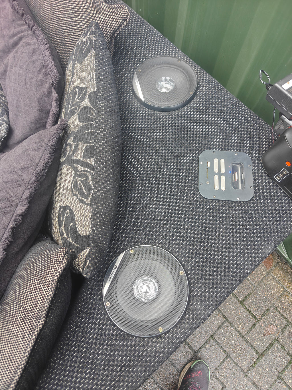 SCS Corner Sofa with Built-in Pioneer Speakers