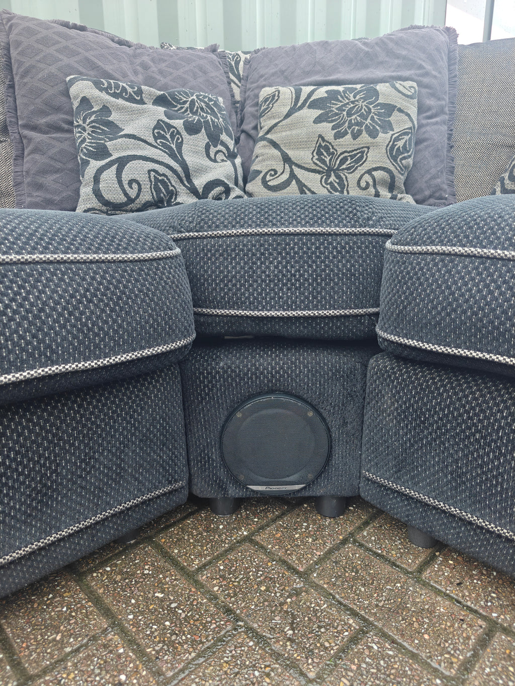 SCS Corner Sofa with Built-in Pioneer Speakers