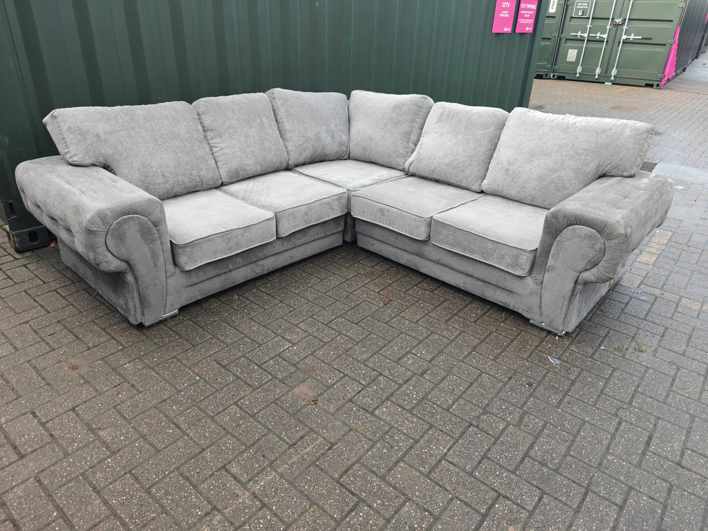 Grey Verona Corner Sofa