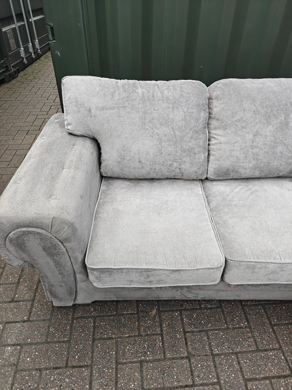 Grey Verona Corner Sofa