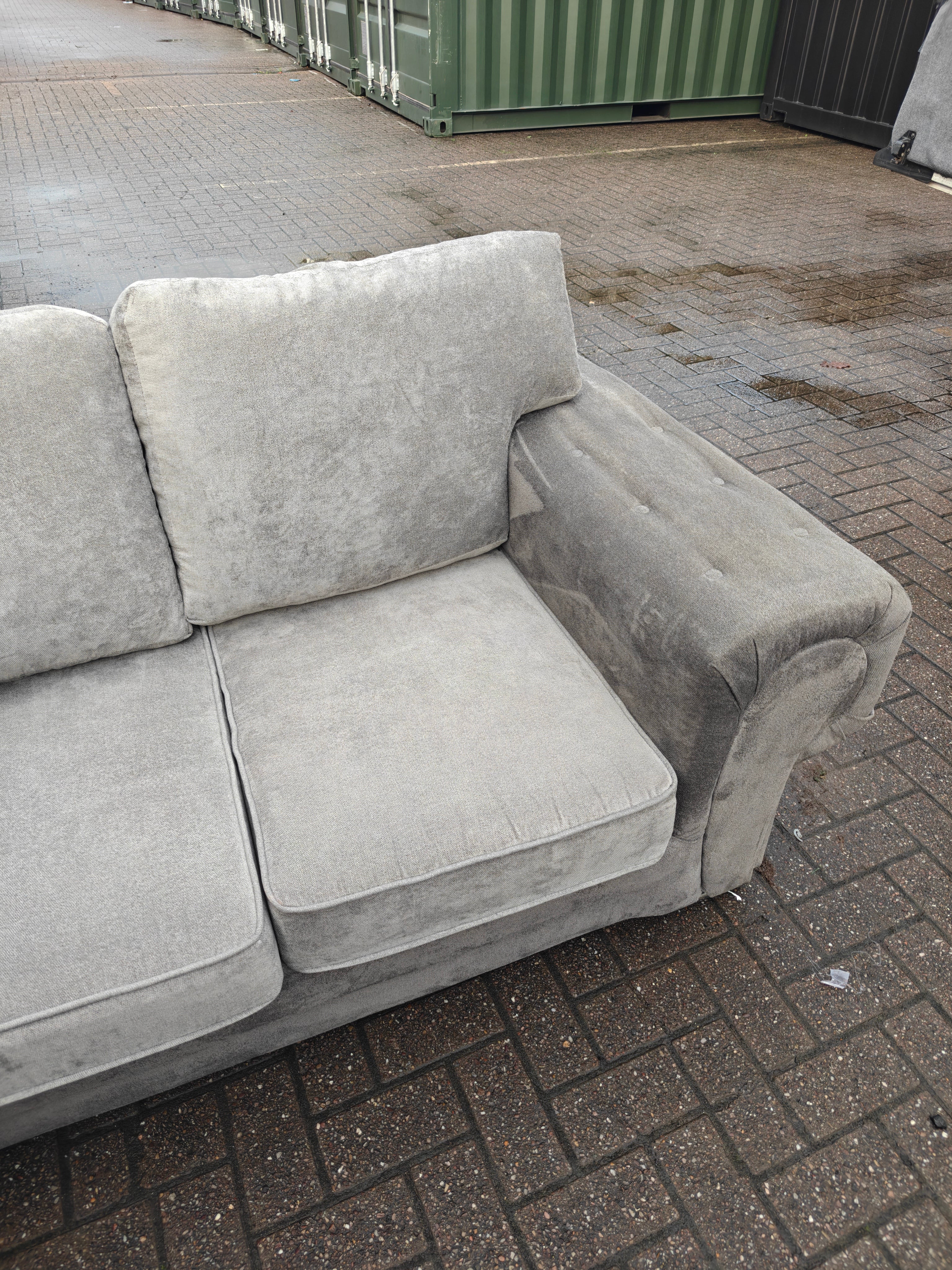 Grey Verona Corner Sofa