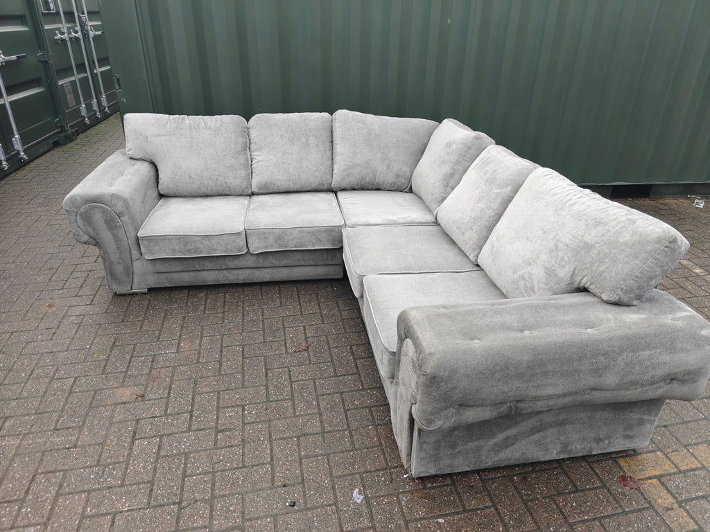 Grey Verona Corner Sofa