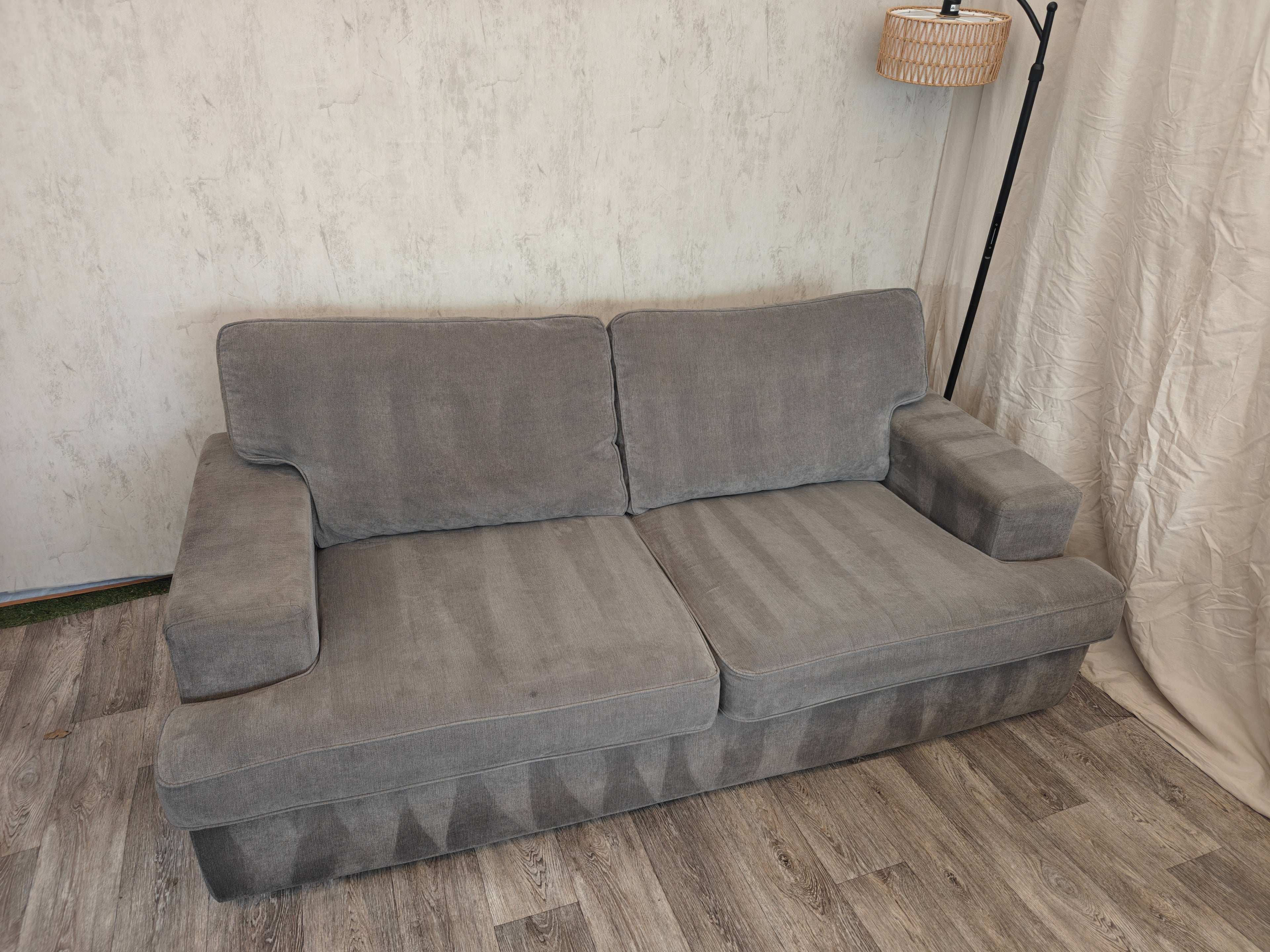 Charcoal Grey DFS Freya 3 Seater Sofa