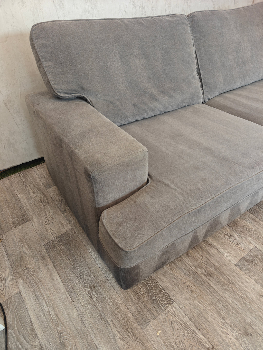 Charcoal Grey DFS Freya 3 Seater Sofa