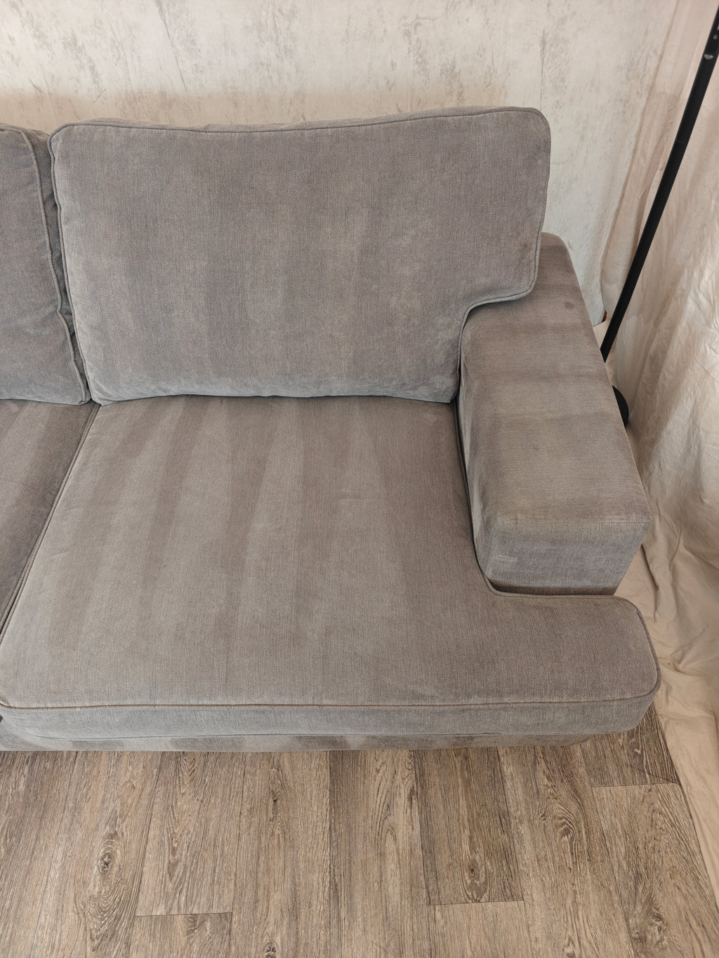 Charcoal Grey DFS Freya 3 Seater Sofa