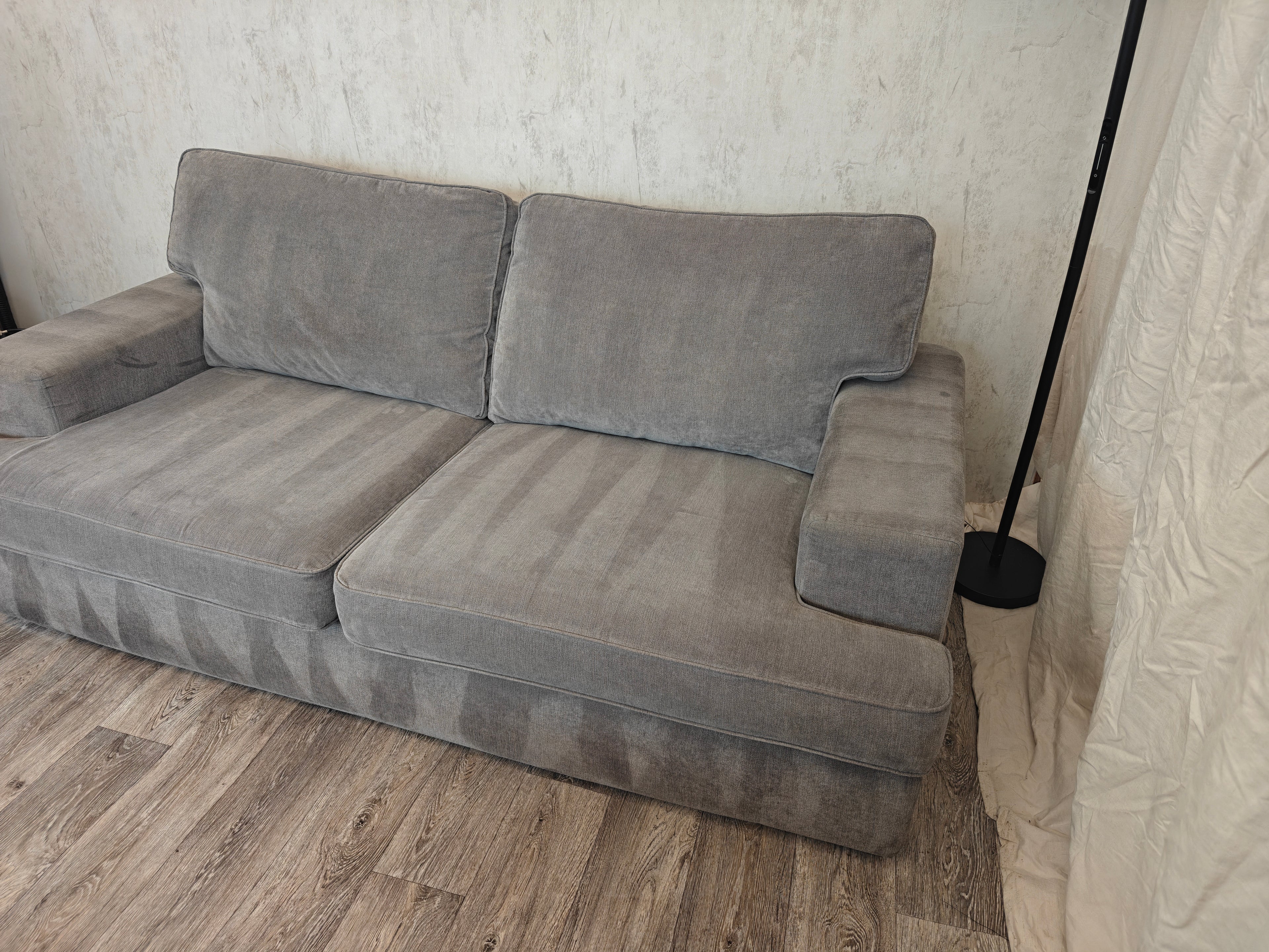 Charcoal Grey DFS Freya 3 Seater Sofa