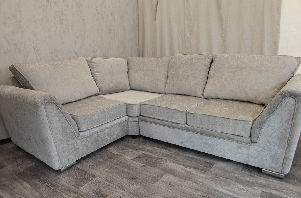 Light Grey Left Hand Side Corner Sofa