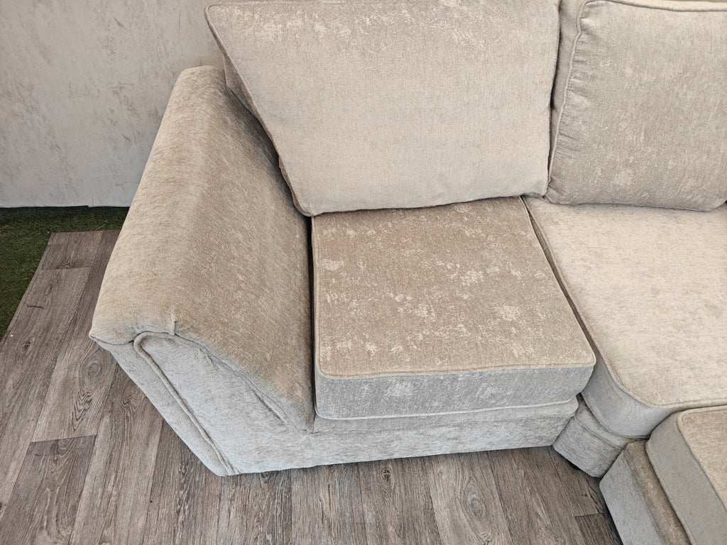 Light Grey Left Hand Side Corner Sofa