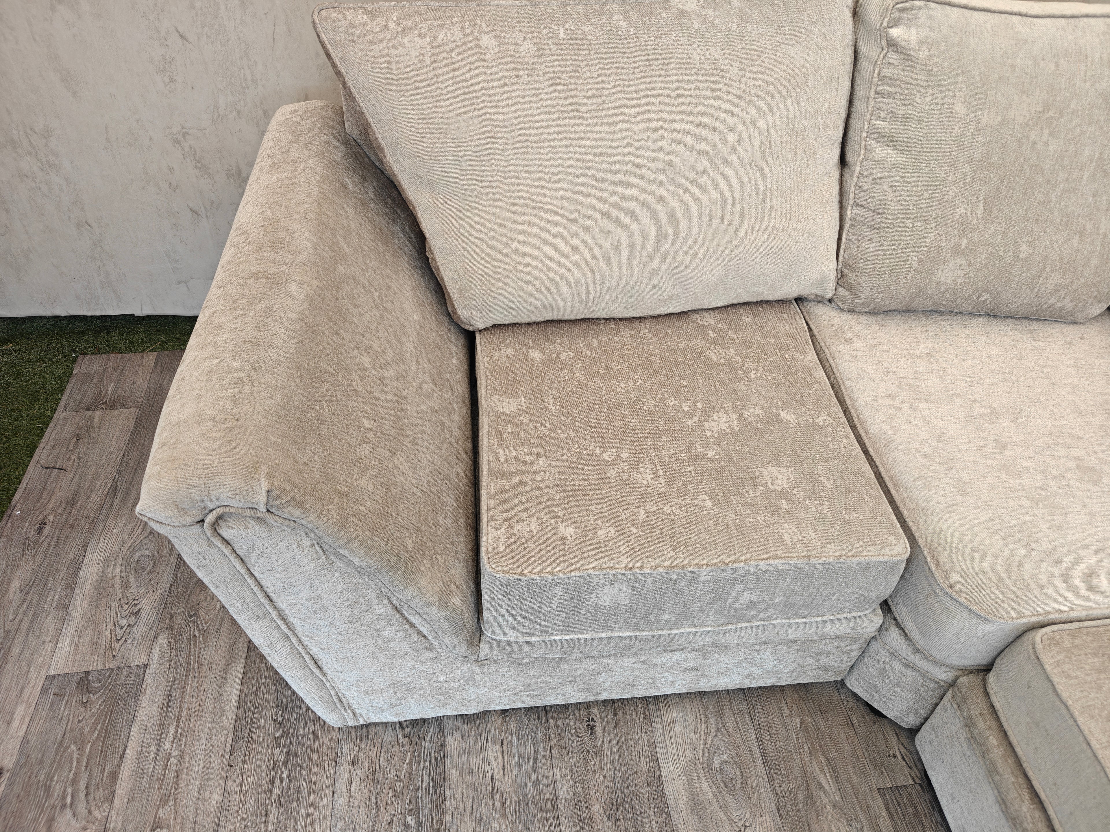 Light Grey Left Hand Side Corner Sofa