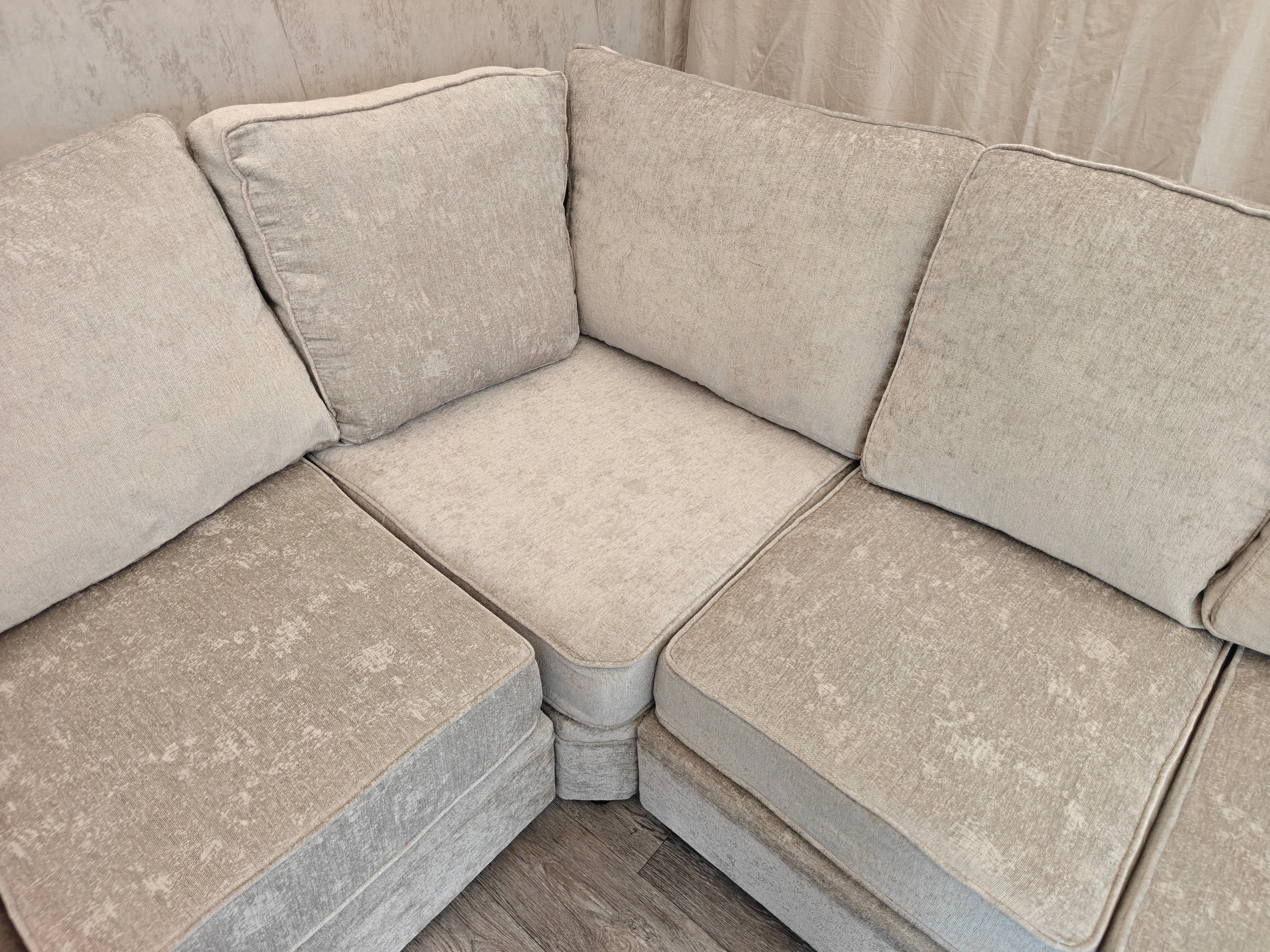 Light Grey Left Hand Side Corner Sofa