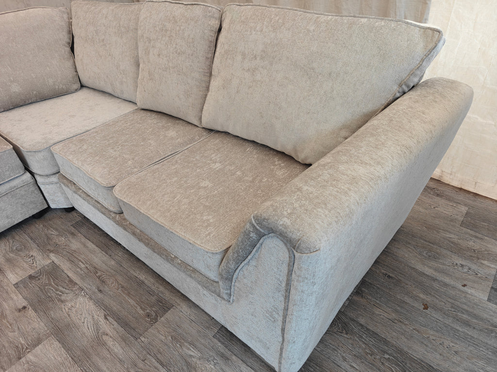 Light Grey Left Hand Side Corner Sofa