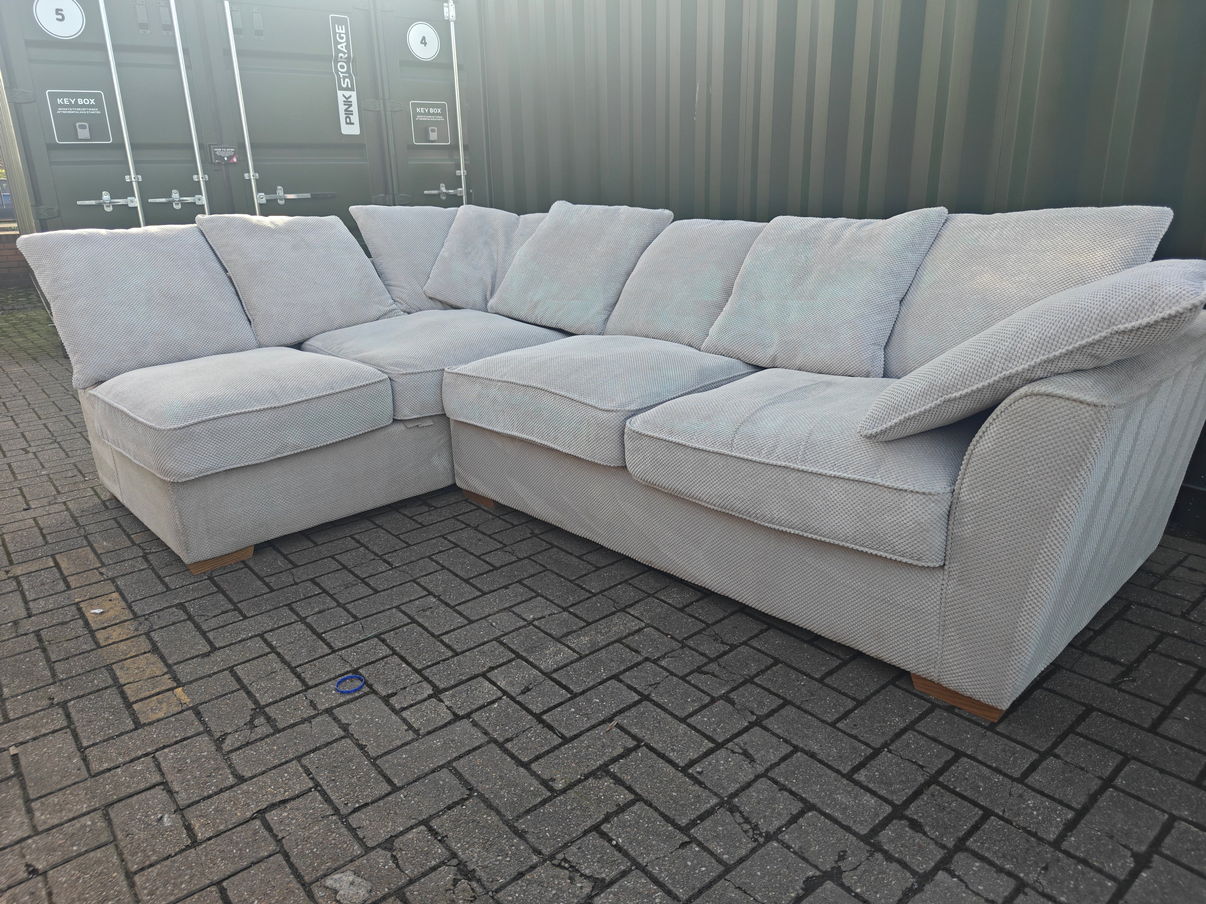 Nebraska Oak Furniture Left Hand Side Corner Sofa