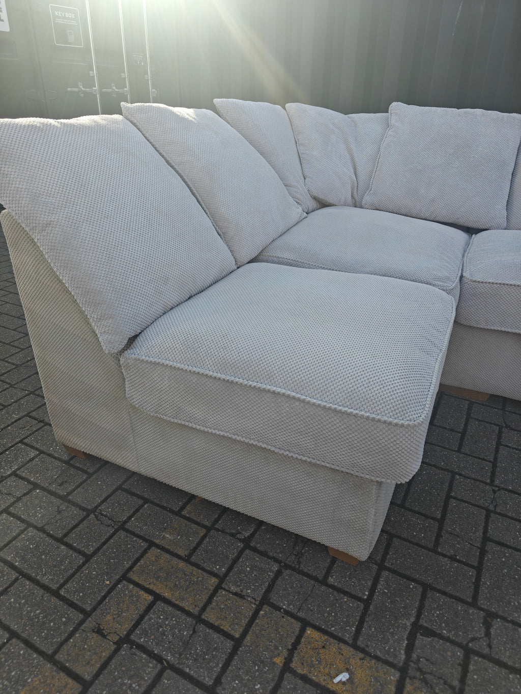 Nebraska Oak Furniture Left Hand Side Corner Sofa