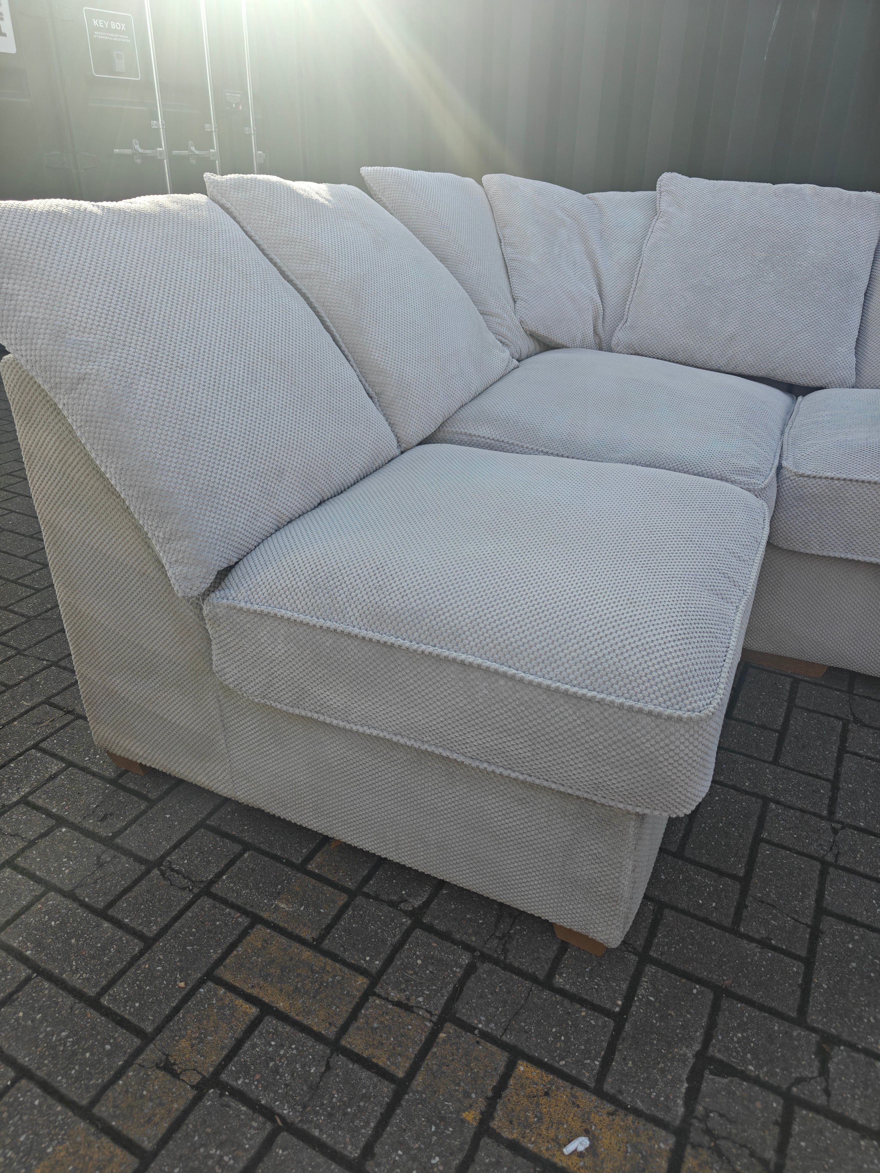 Nebraska Oak Furniture Left Hand Side Corner Sofa