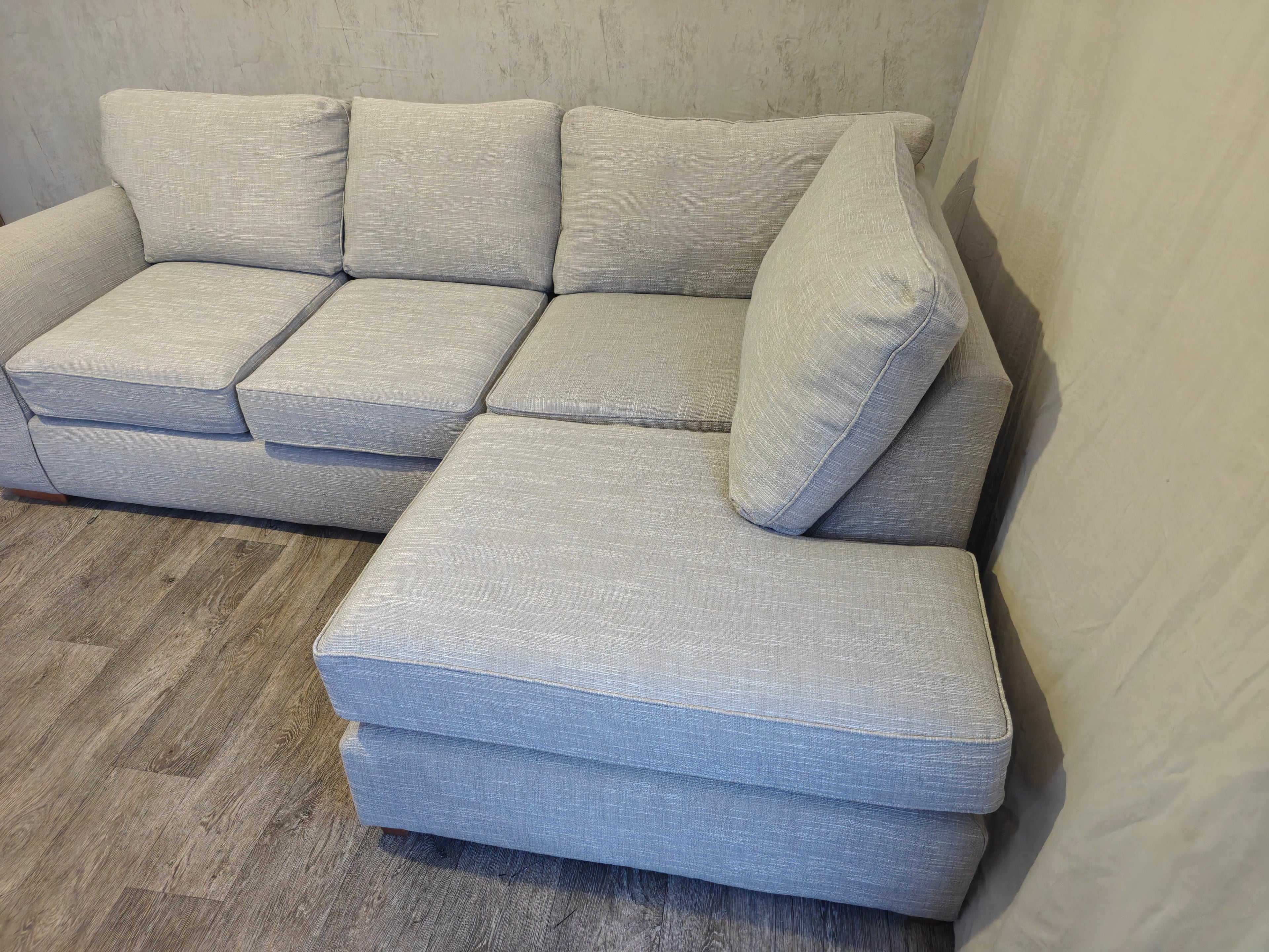 Light Grey NEXT Michigan II Sofa Right Hand Side