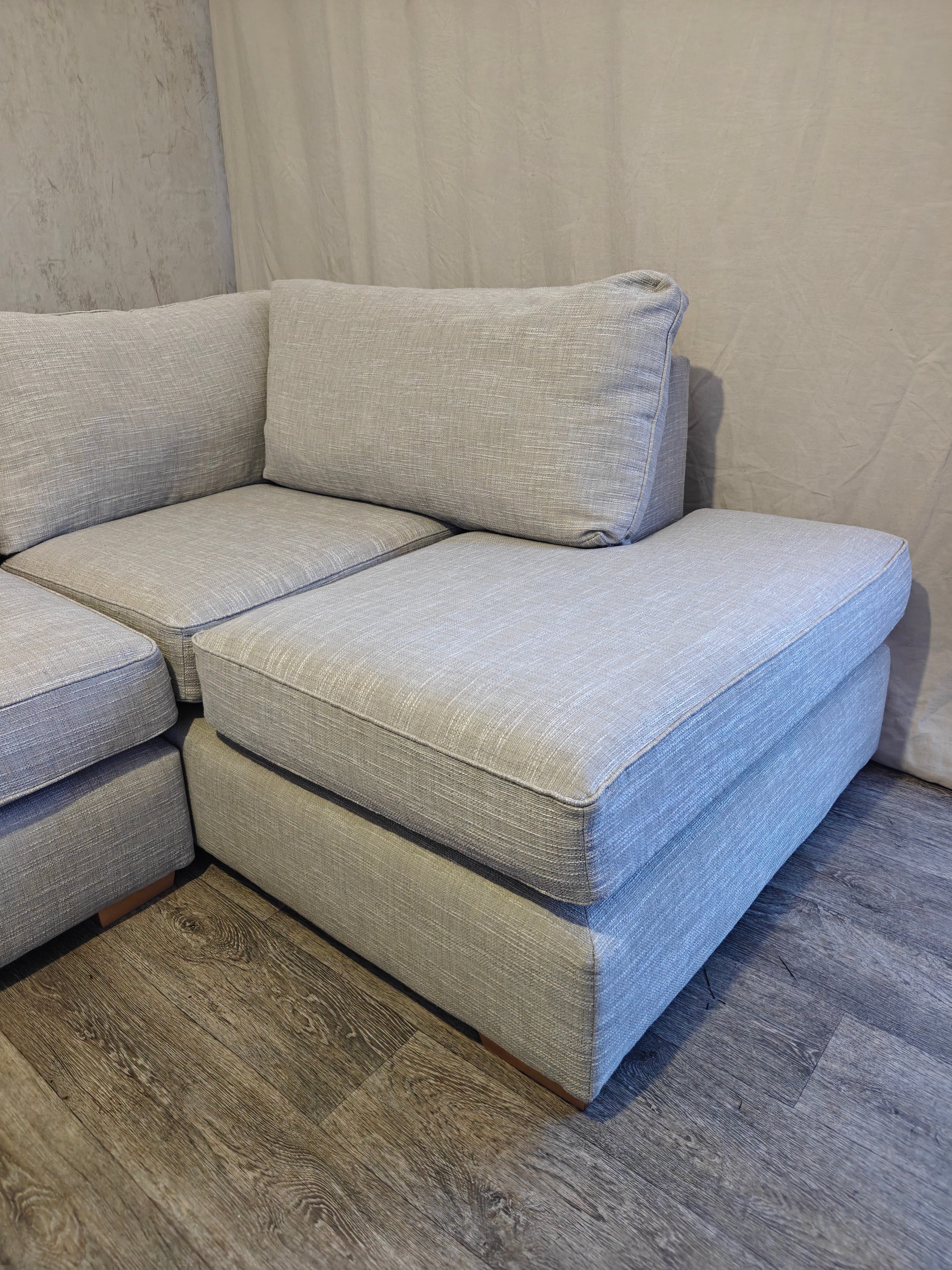 Light Grey NEXT Michigan II Sofa Right Hand Side
