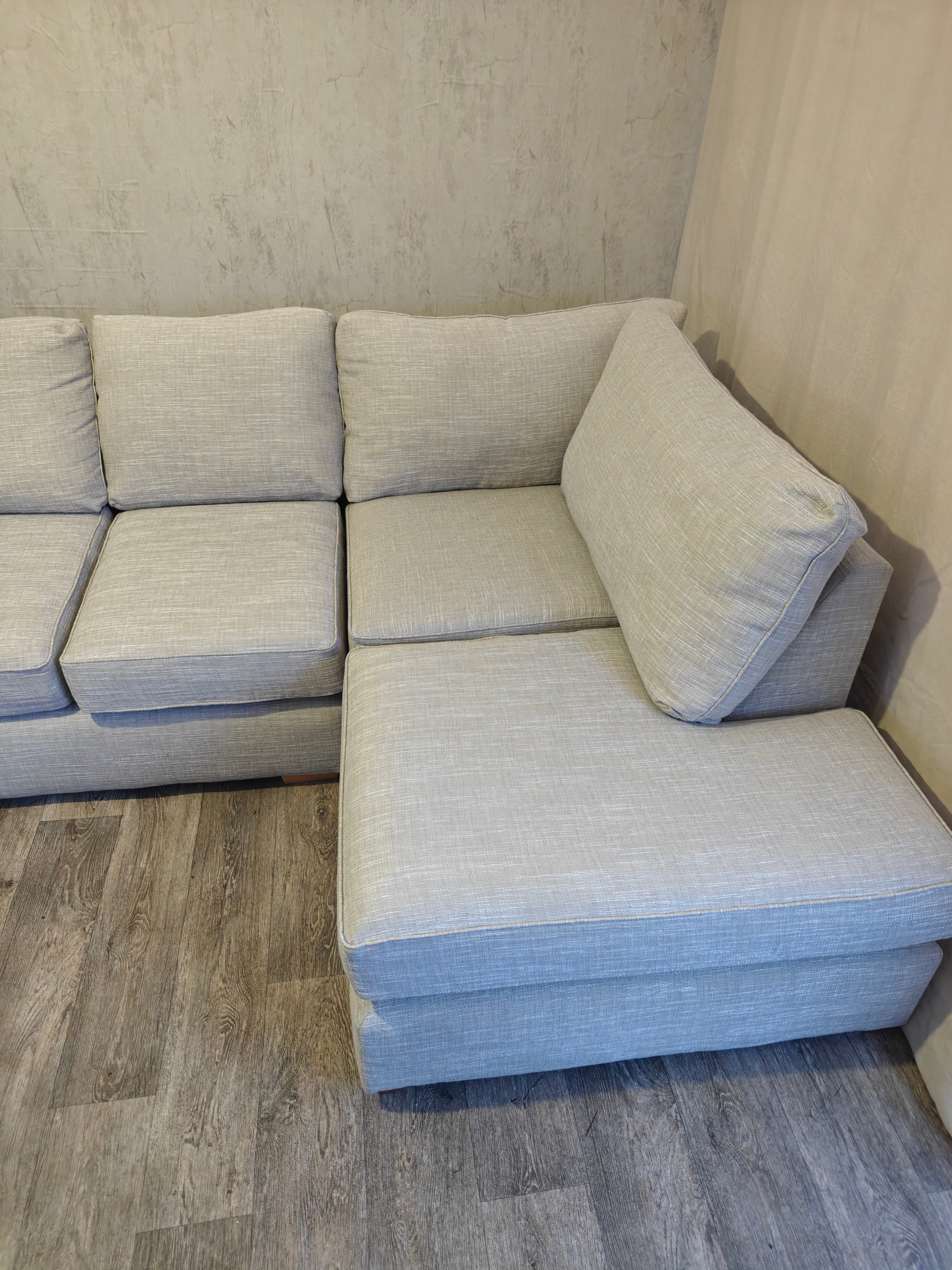 Light Grey NEXT Michigan II Sofa Right Hand Side