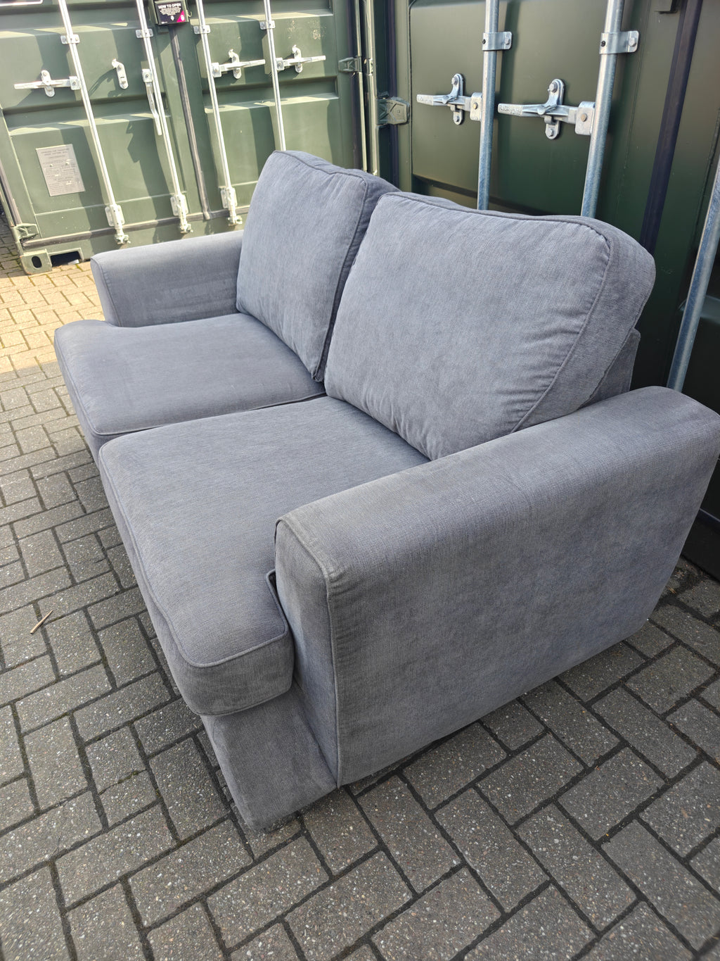 Grey DFS Freya Sofa Bed 2 Seater Excellent Condition