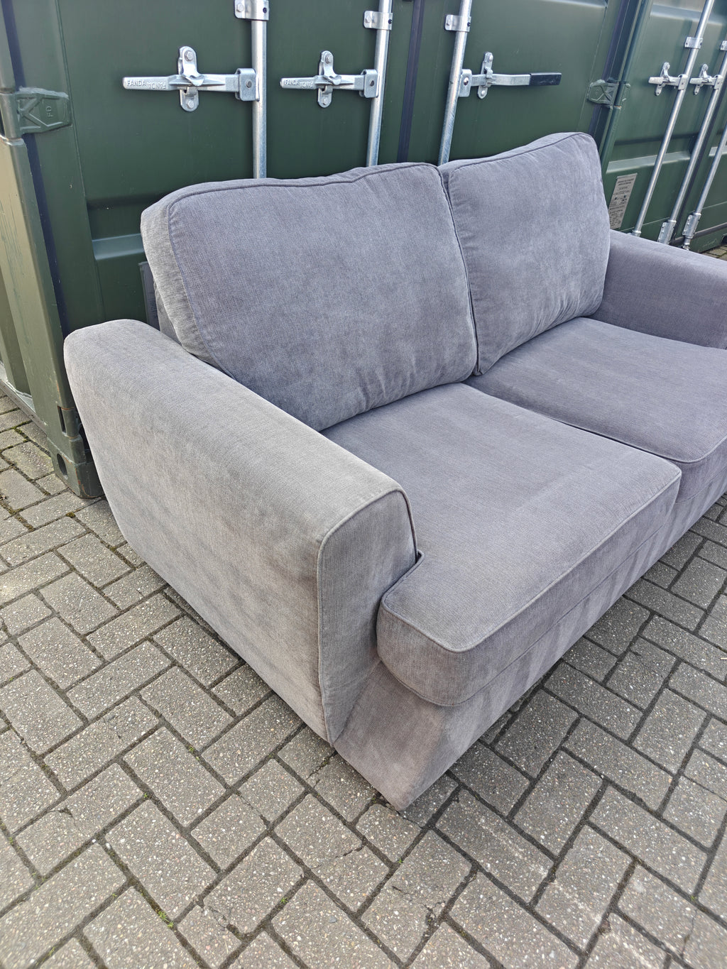 Grey DFS Freya Sofa Bed 2 Seater Excellent Condition