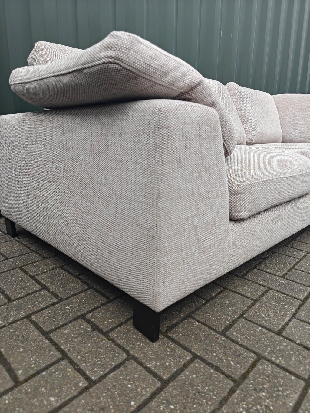 Large DFS Euphoria Corner Sofa – Sand/Beige