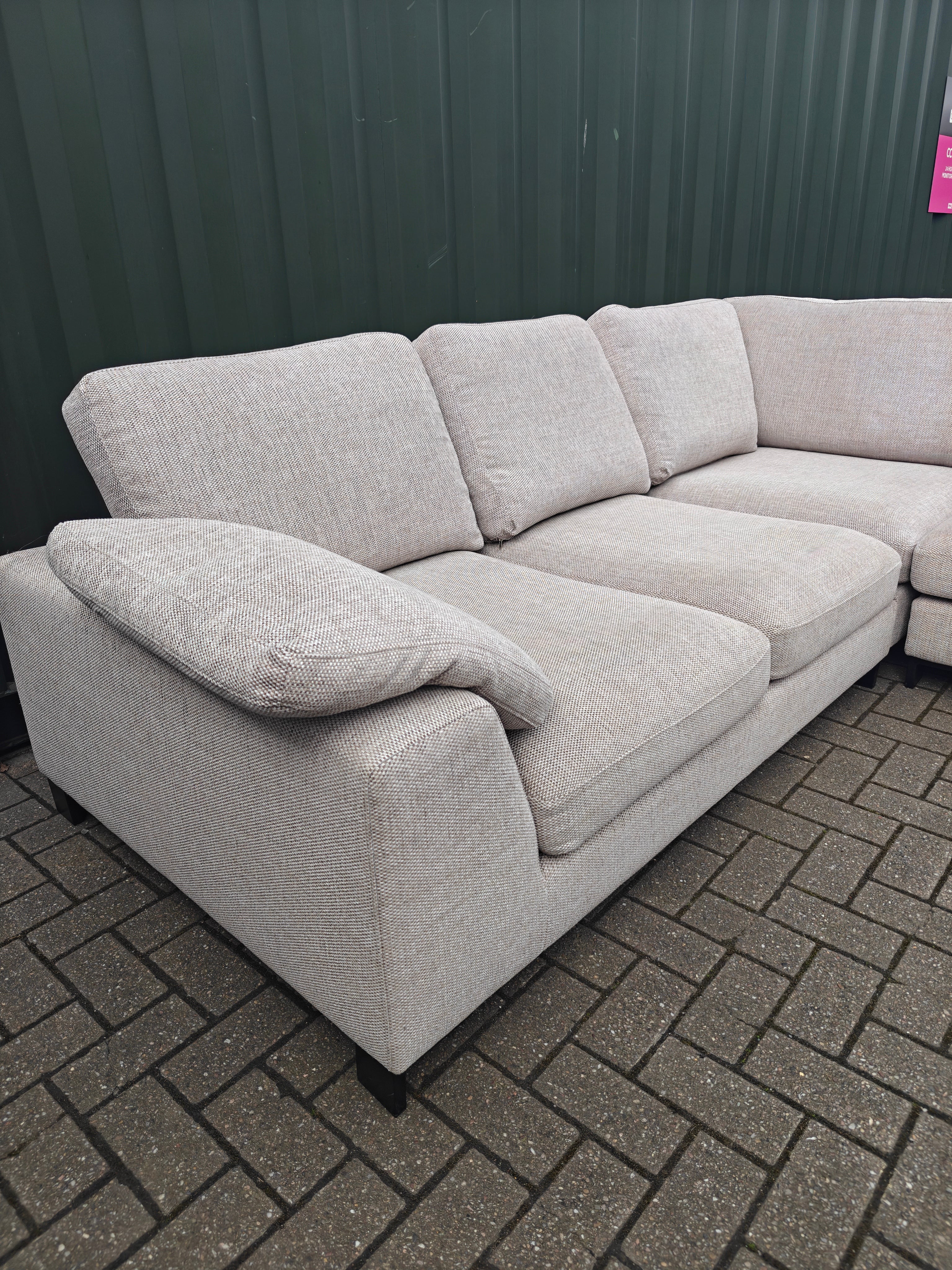 Large DFS Euphoria Corner Sofa – Sand/Beige