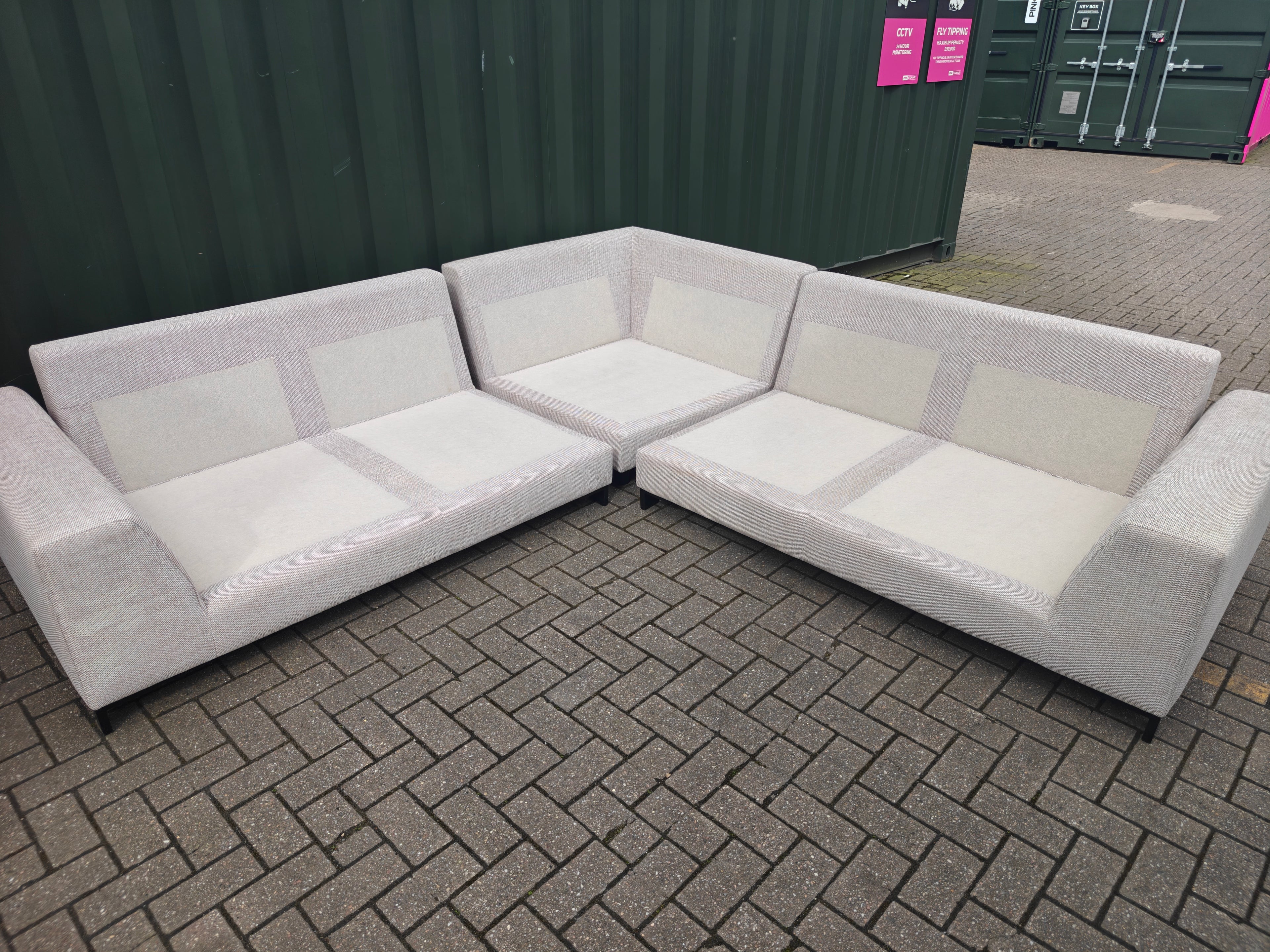 Large DFS Euphoria Corner Sofa – Sand/Beige