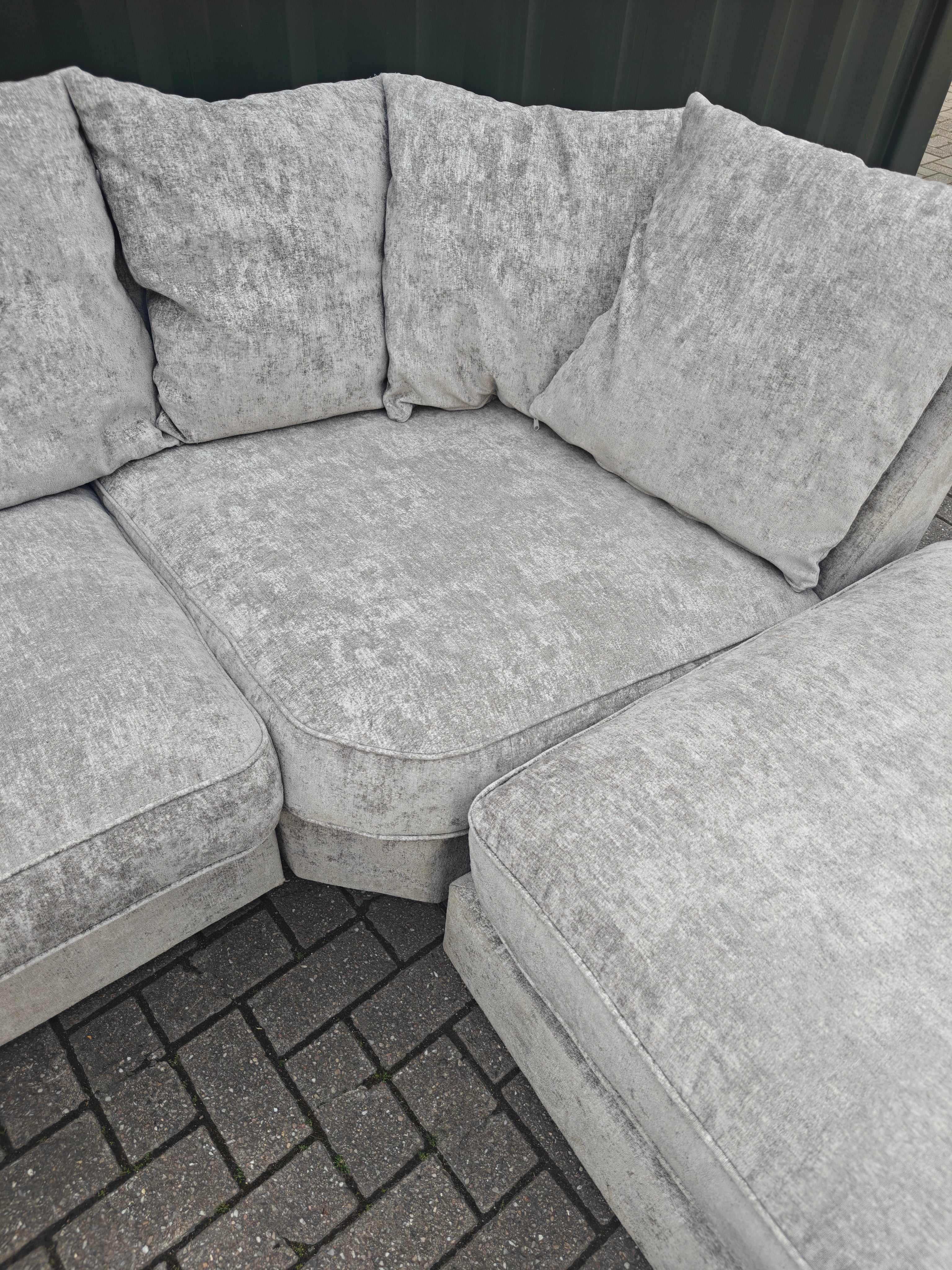 Large Grey U Shape Sofa