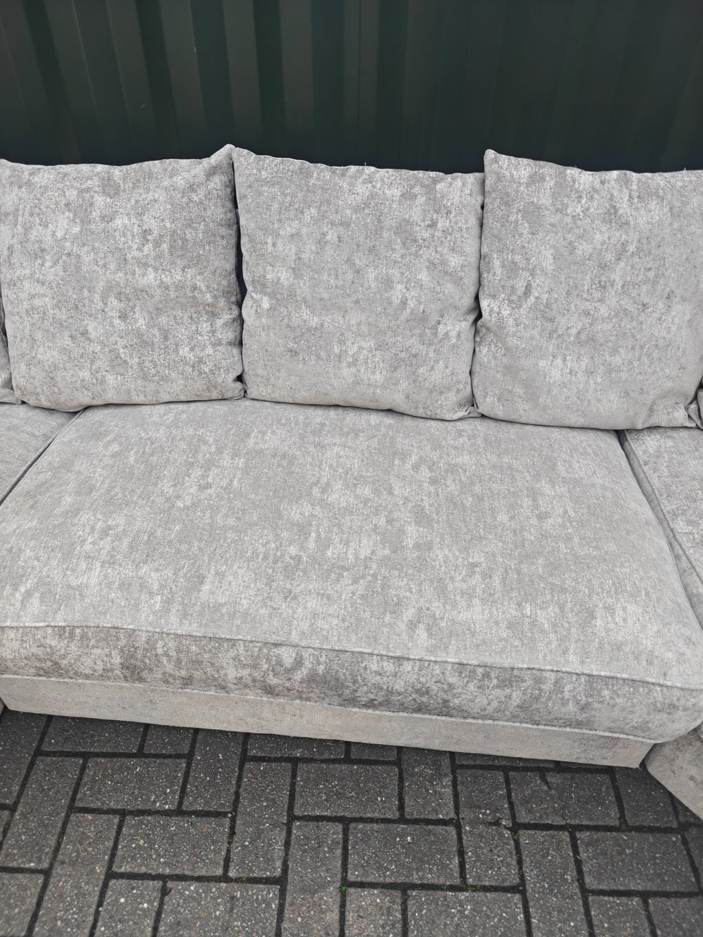 Large Grey U Shape Sofa
