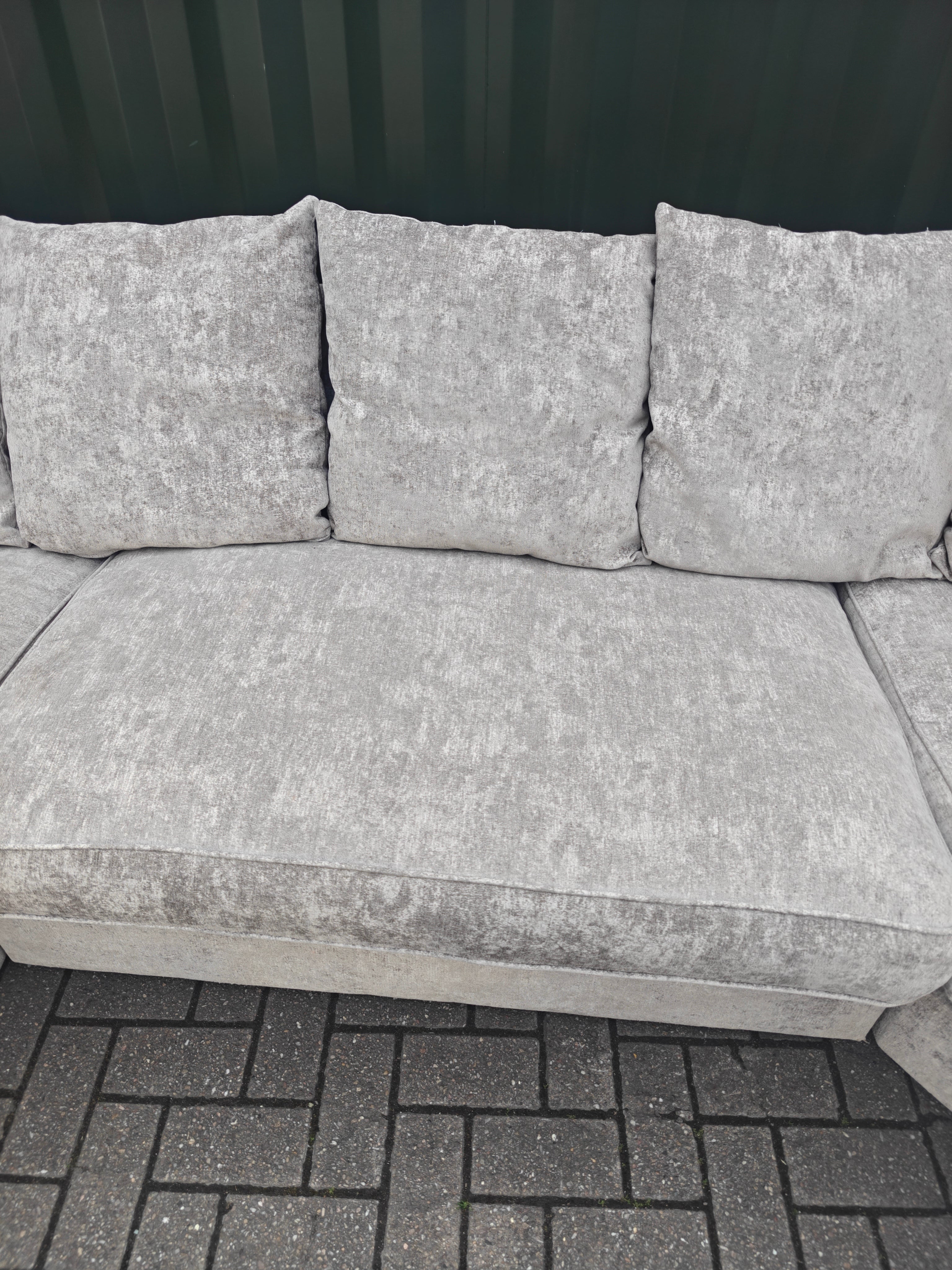 Large Grey U Shape Sofa