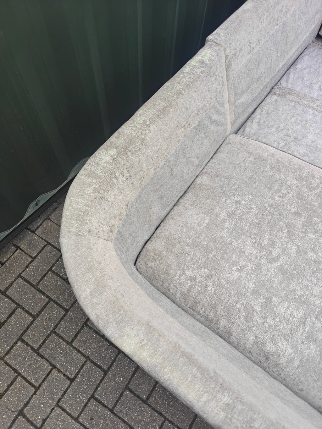 Large Grey U Shape Sofa