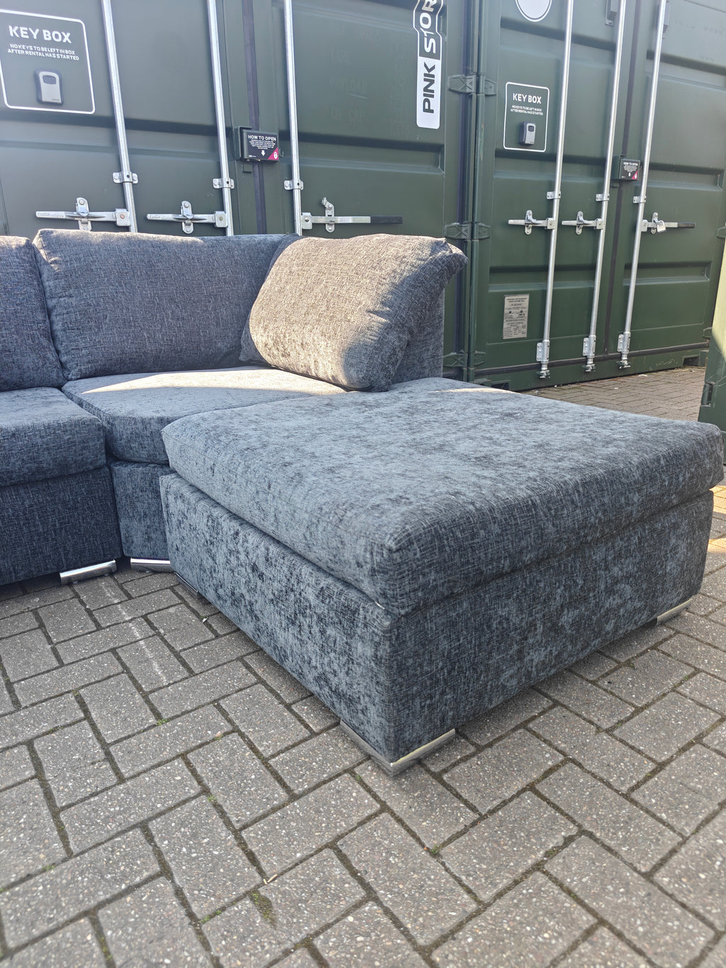 Grey Large U Shape Sofa