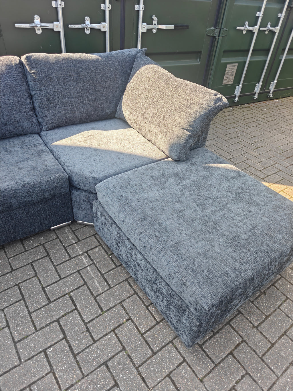 Grey Large U Shape Sofa