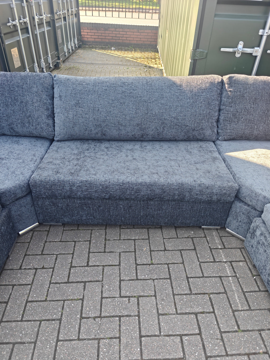 Grey Large U Shape Sofa
