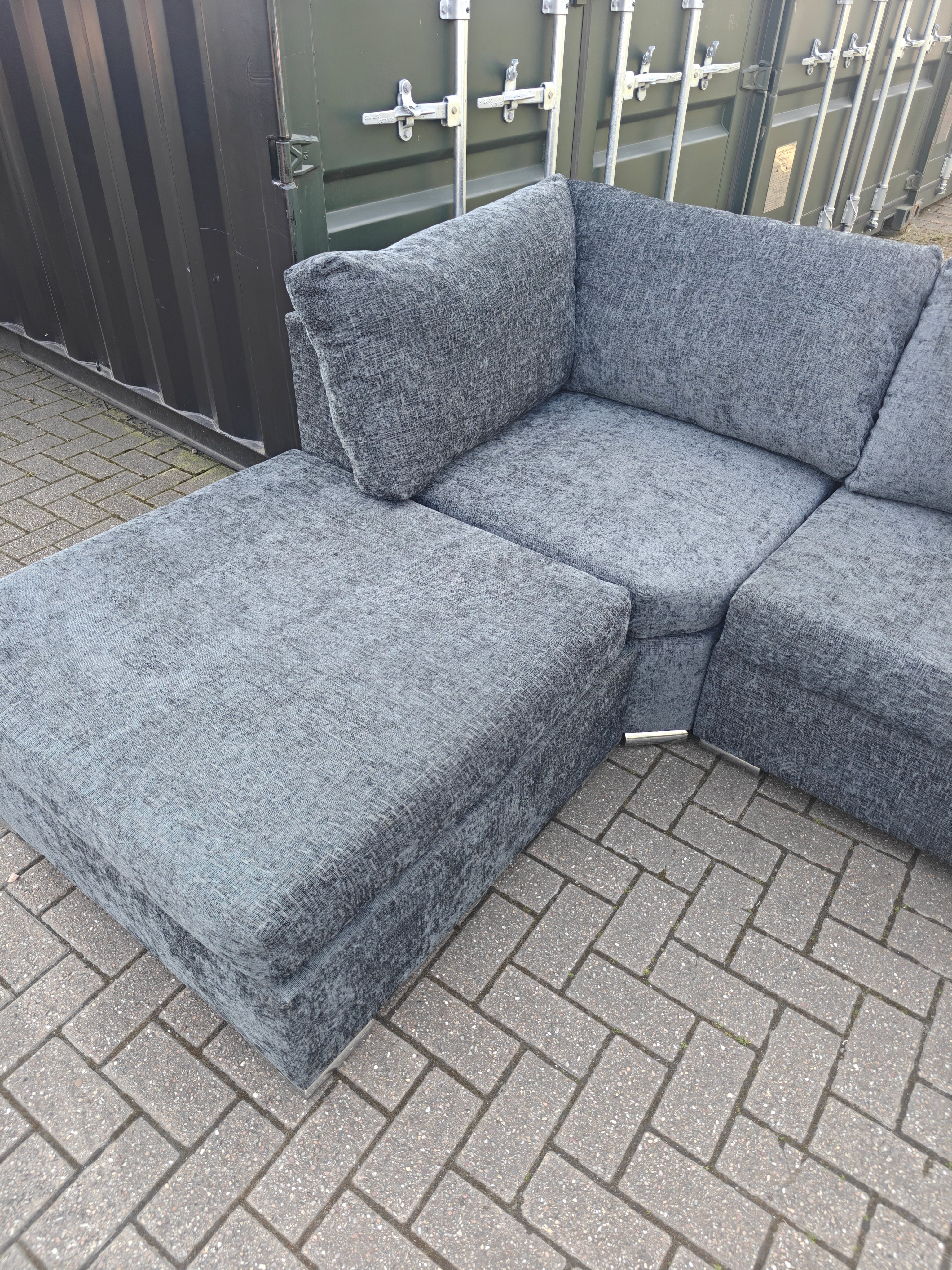 Grey Large U Shape Sofa