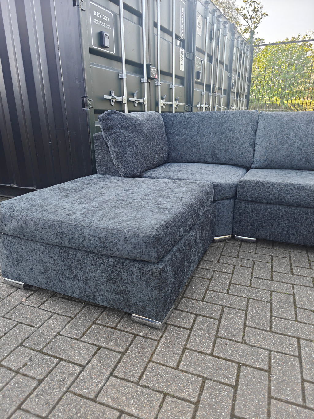 Grey Large U Shape Sofa