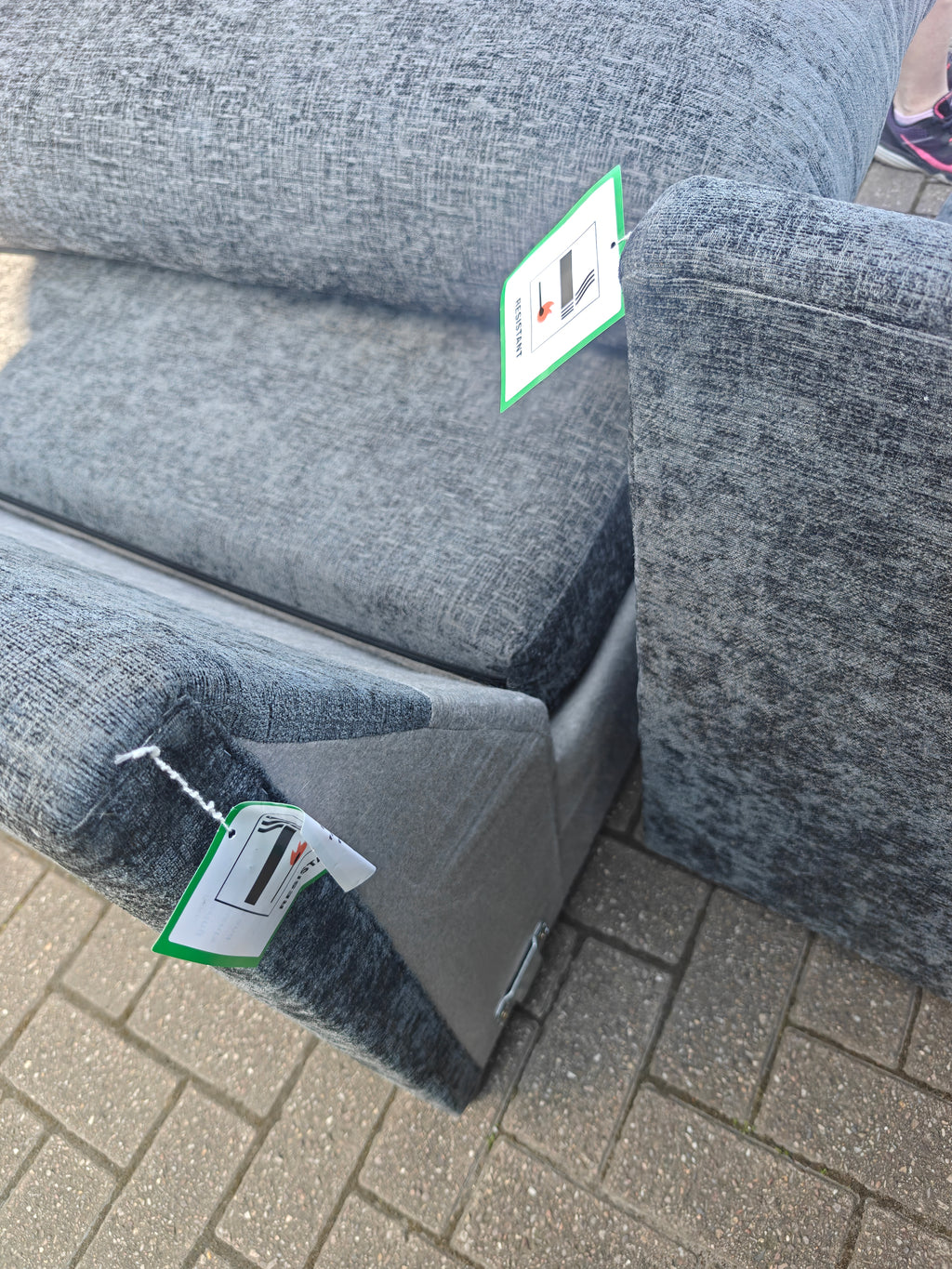 Grey Large U Shape Sofa