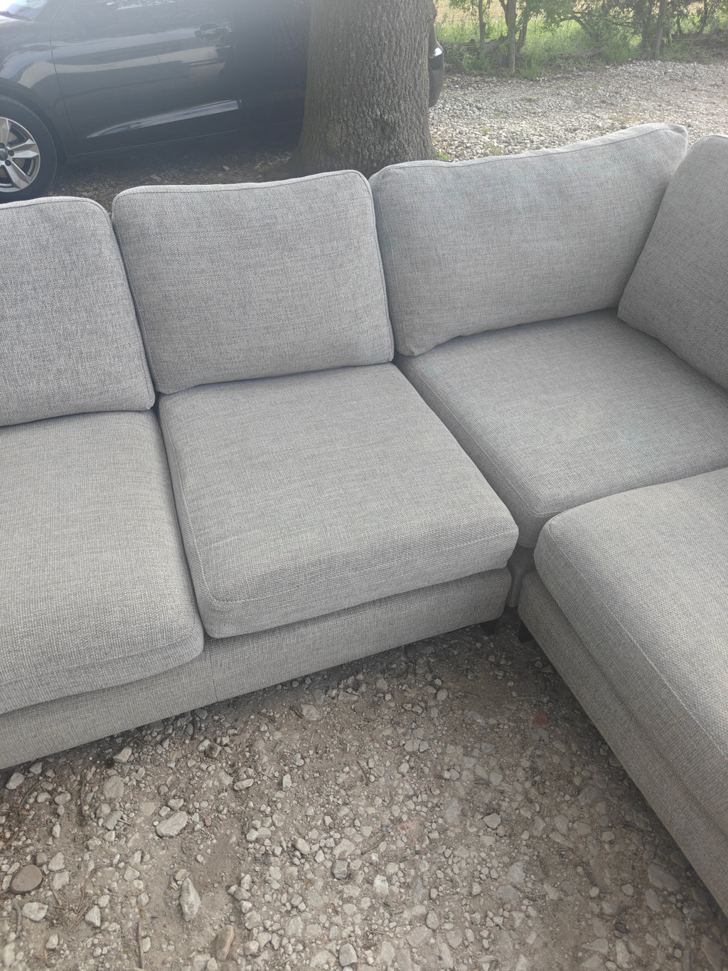 DFS Euphoria + Footstool Large Corner Sofa