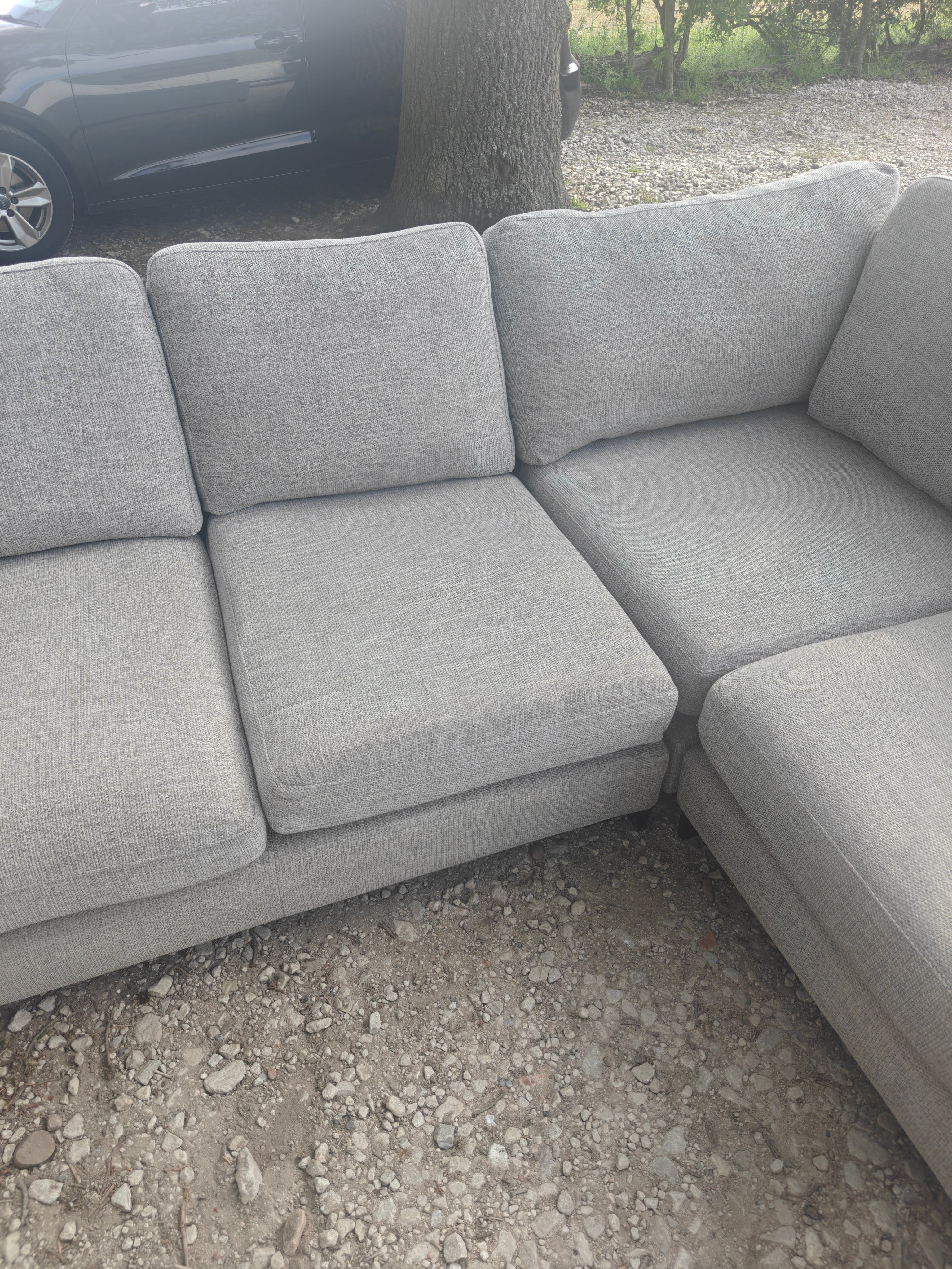 DFS Euphoria + Footstool Large Corner Sofa