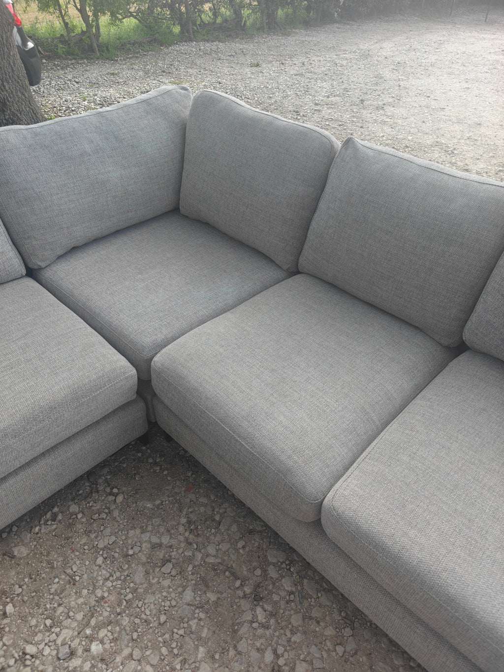 DFS Euphoria + Footstool Large Corner Sofa