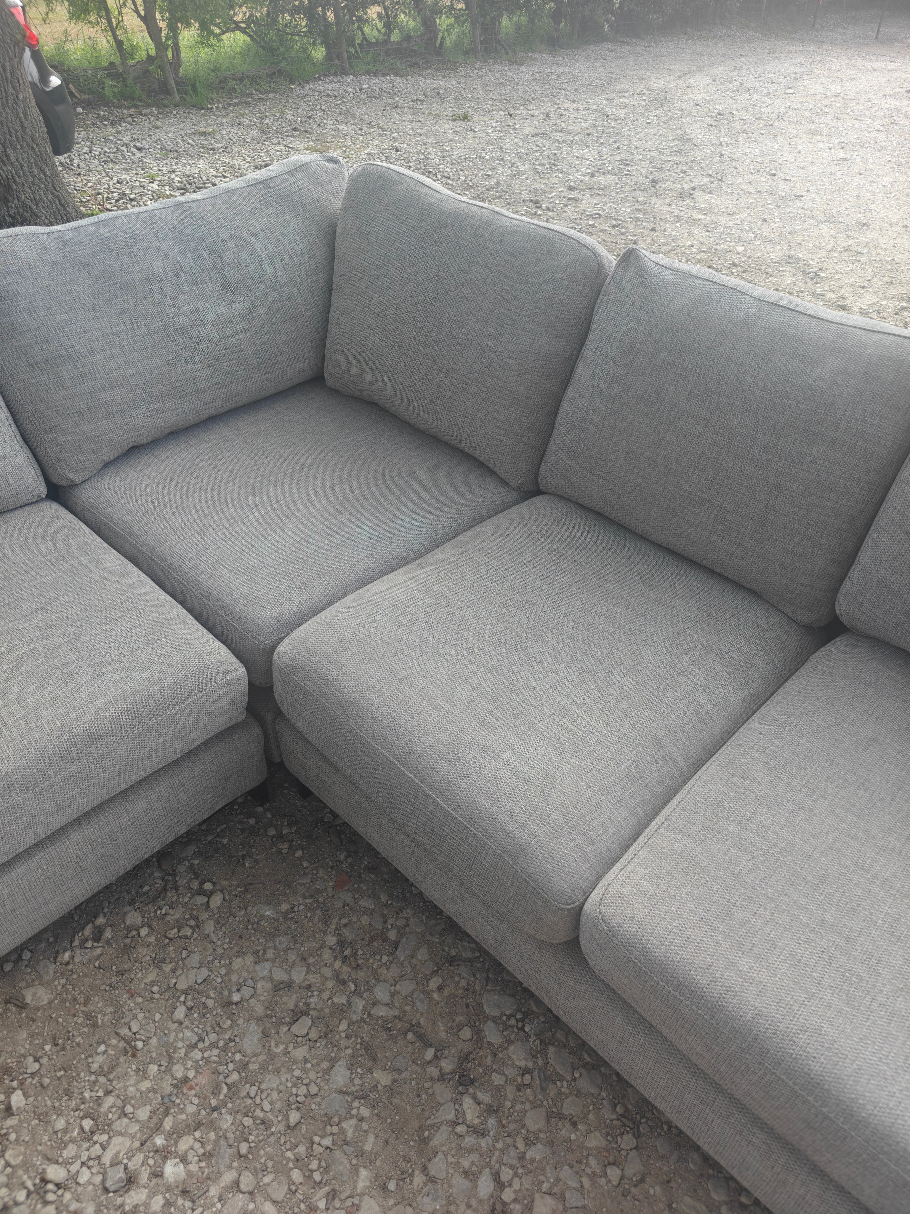DFS Euphoria + Footstool Large Corner Sofa