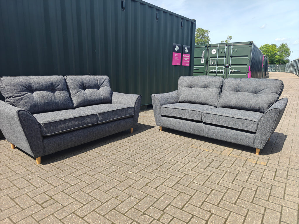 Ex Display Ashley Sofa Set 2 + 2 Seater – Slate Grey