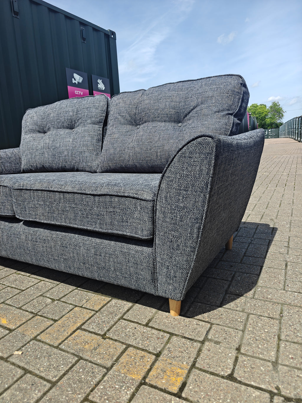 Ex Display Ashley Sofa Set 2 + 2 Seater – Slate Grey