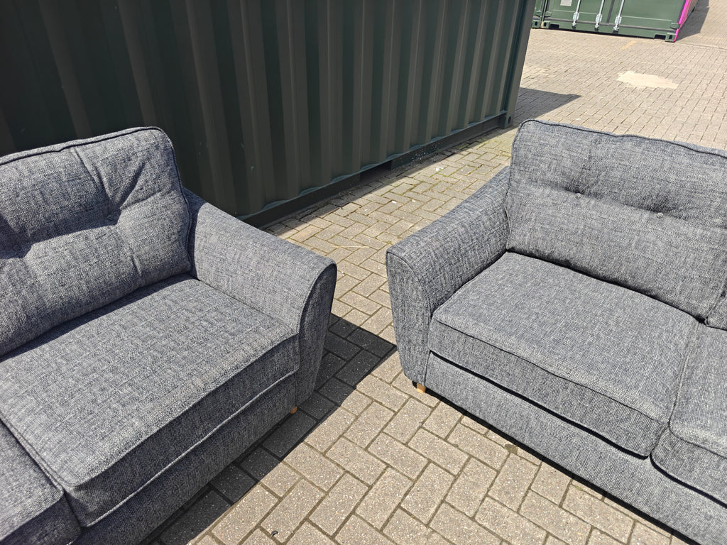 Ex Display Ashley Sofa Set 2 + 2 Seater – Slate Grey