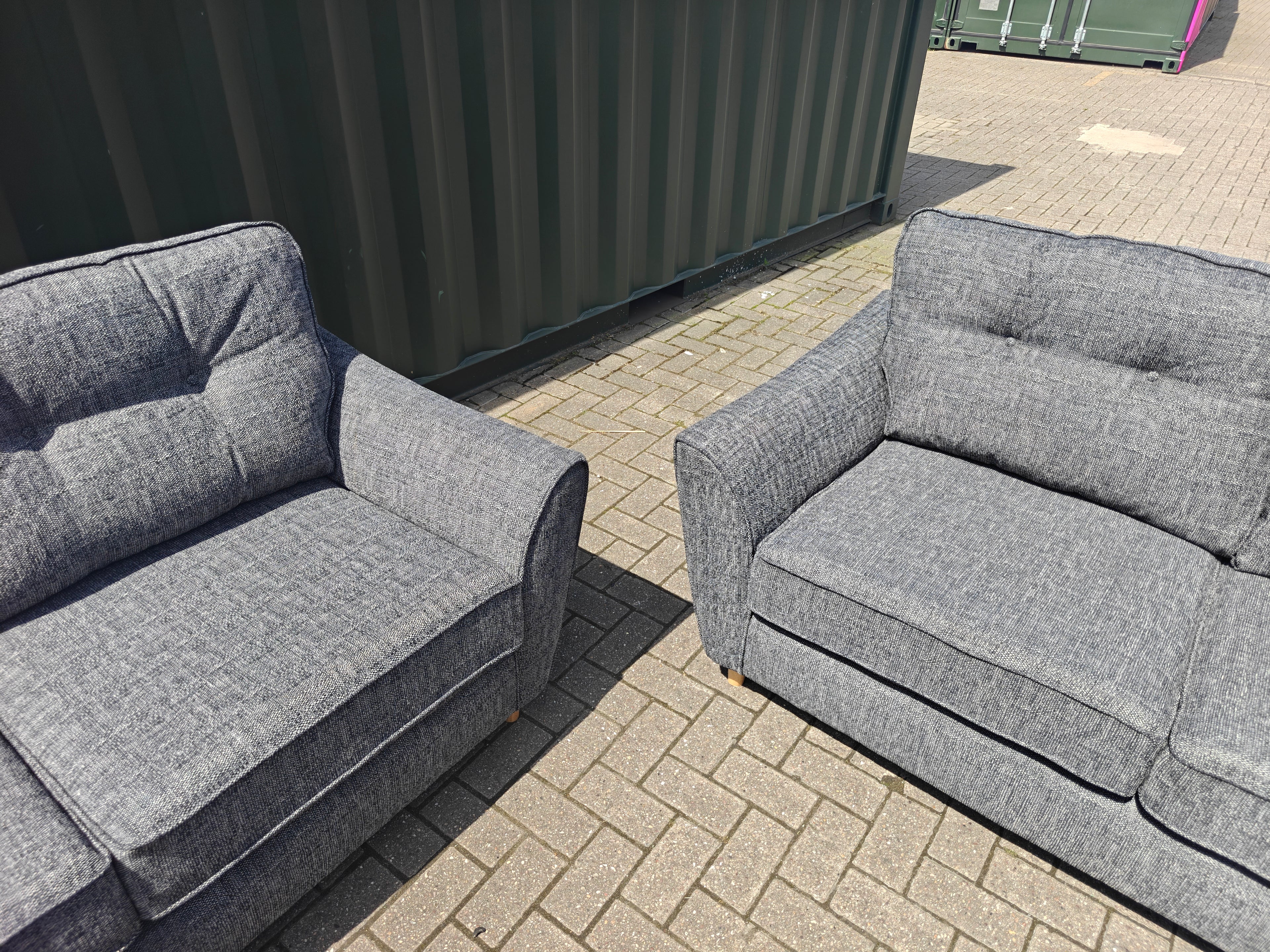 Ex Display Ashley Sofa Set 2 + 2 Seater – Slate Grey