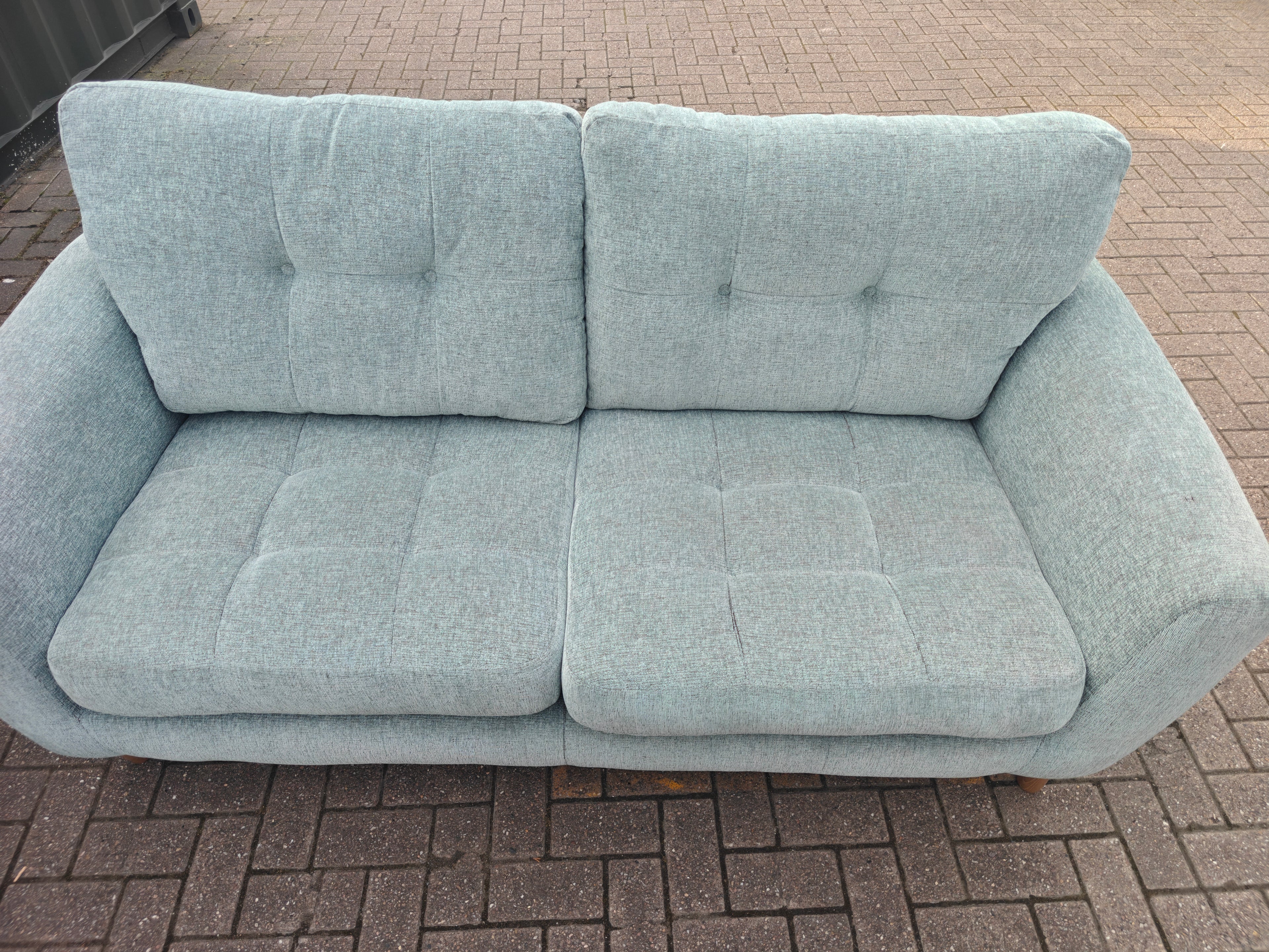 Ex Display Oak Furnitureland Eton Sofa Set 4 + 3 Seater