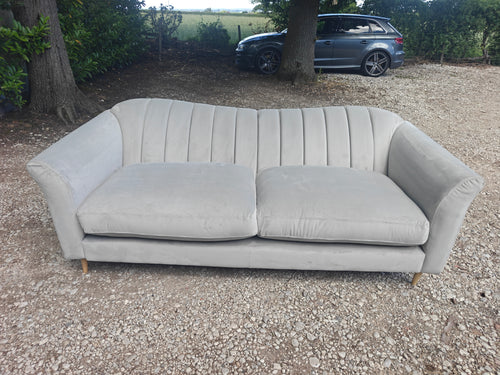 DFS Large 4 Seater Velvet Sofa – Like New