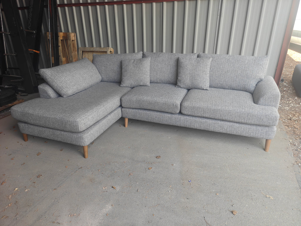 NEXT Parker Large Corner Sofa – Light Grey