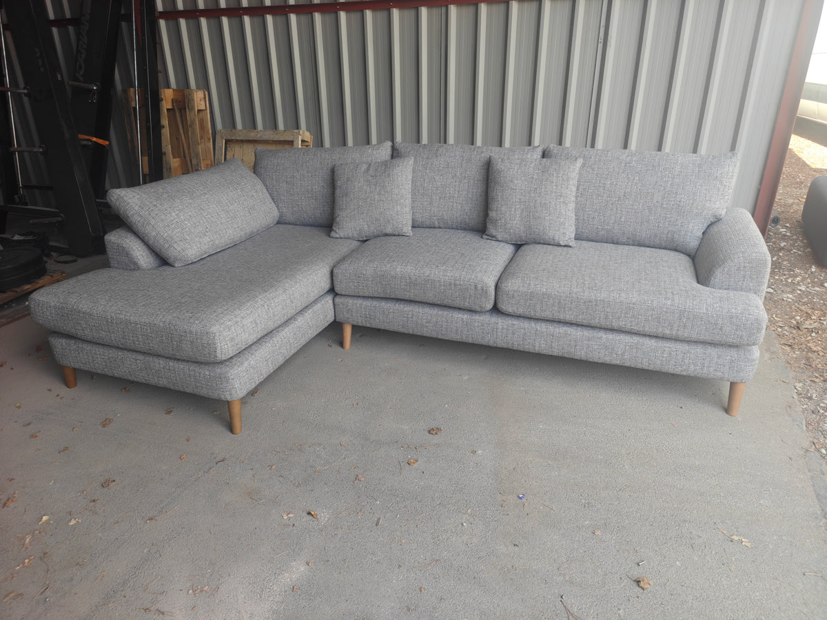 NEXT Parker Large Corner Sofa – Light Grey
