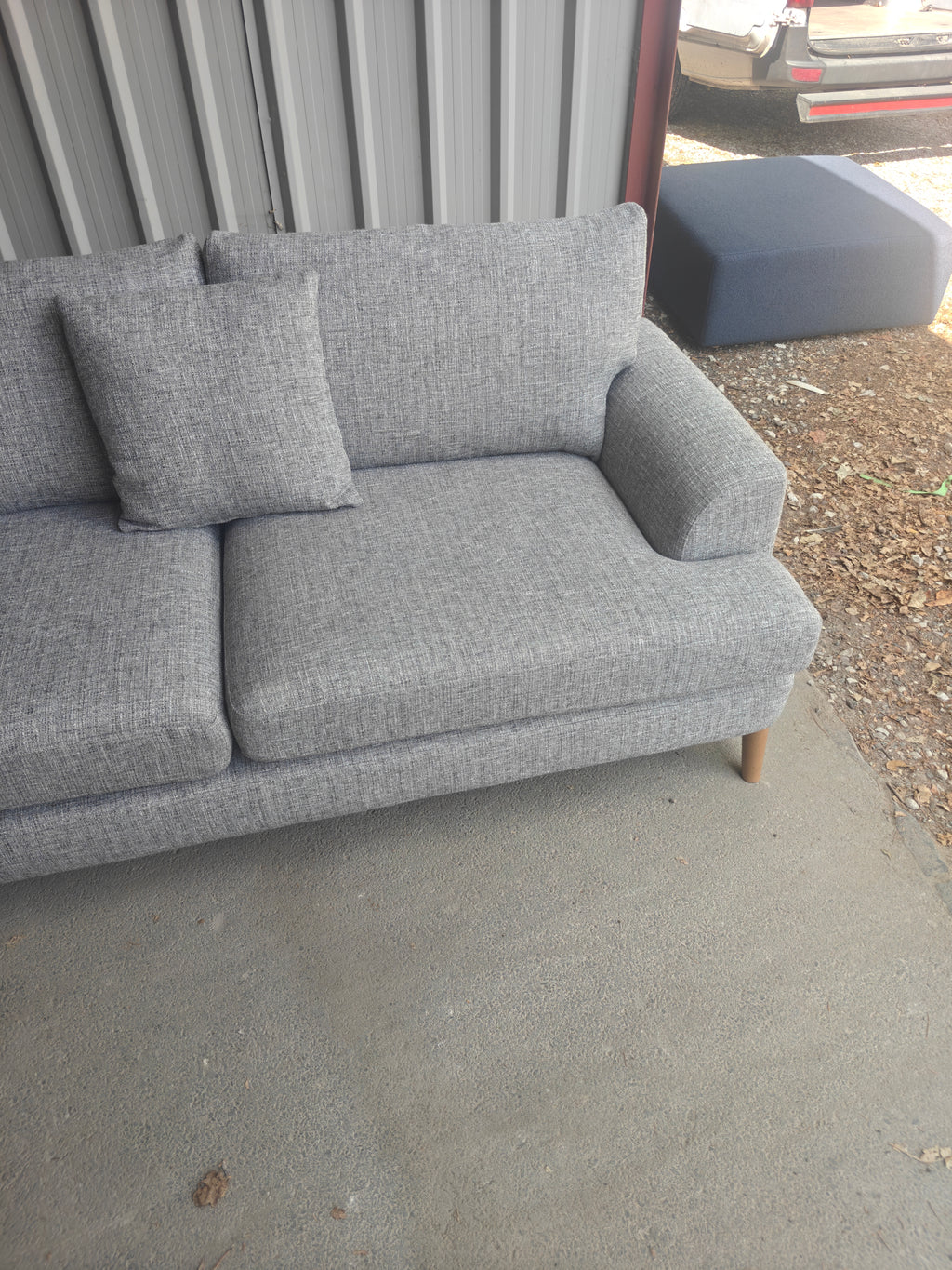 NEXT Parker Large Corner Sofa – Light Grey