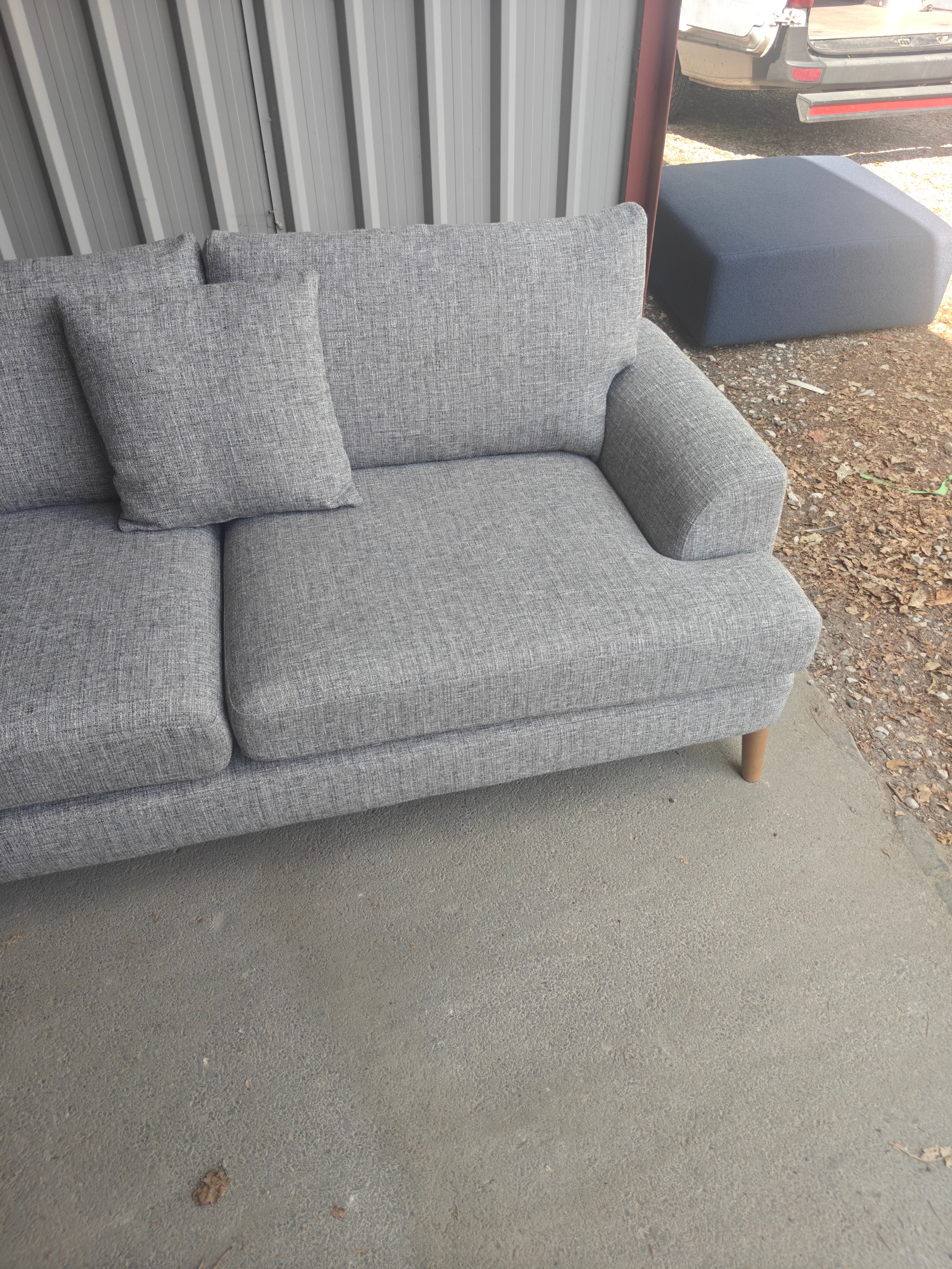 NEXT Parker Large Corner Sofa – Light Grey